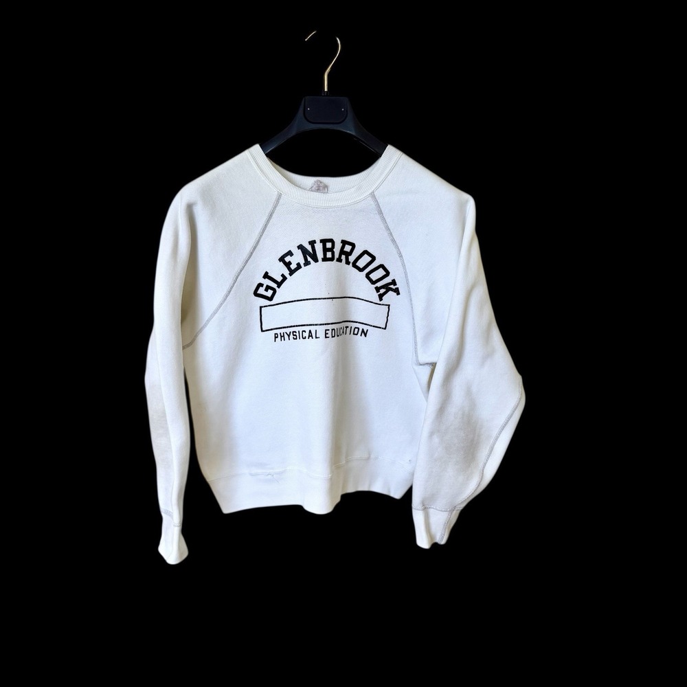 True Vintage 60's Champion Sweatshirt Running Man Phys Ed Sz XS Youth XL